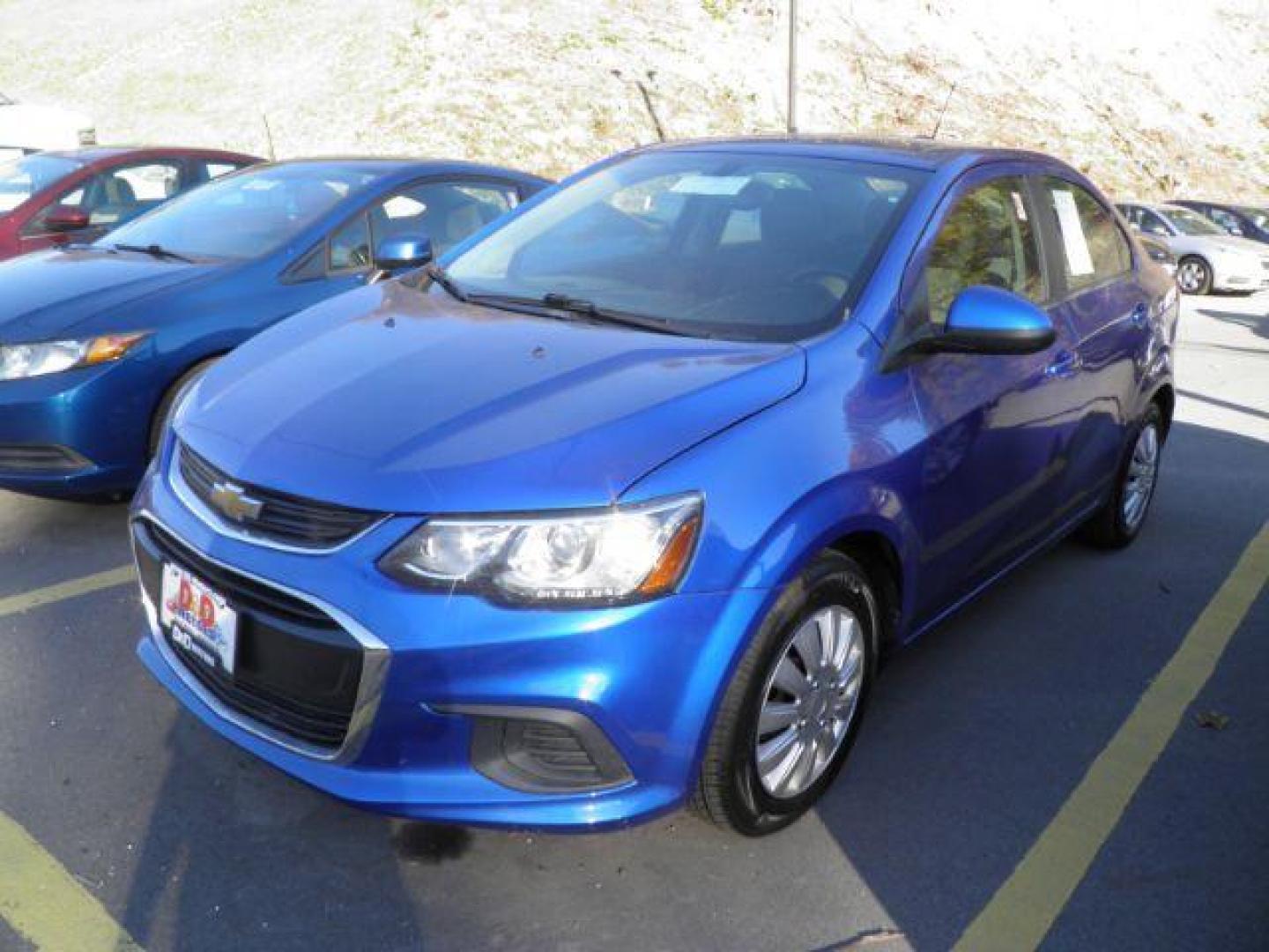 2019 Blue Chevrolet Sonic LS Auto Sedan (1G1JB5SB7K4) with an 1.4L I4 engine, AT transmission, located at 19521 New George's Creek Rd SW, Barton, MD, 21521, (301) 463-2404, 39.524323, -79.017906 - Photo#0