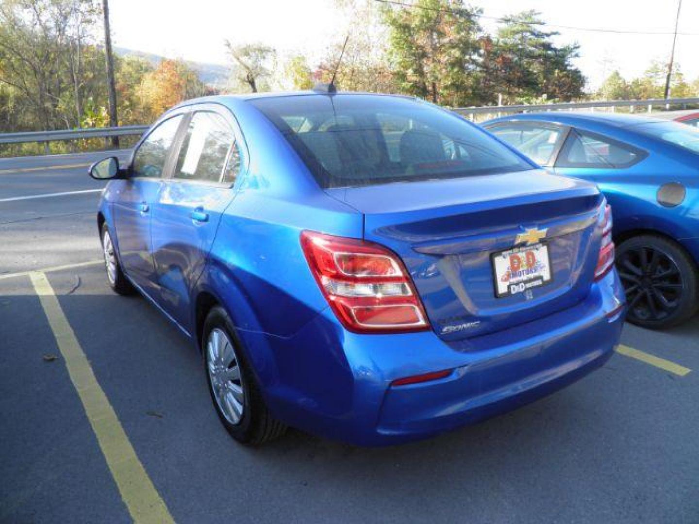 2019 Blue Chevrolet Sonic LS Auto Sedan (1G1JB5SB7K4) with an 1.4L I4 engine, AT transmission, located at 19521 New George's Creek Rd SW, Barton, MD, 21521, (301) 463-2404, 39.524323, -79.017906 - Photo#4