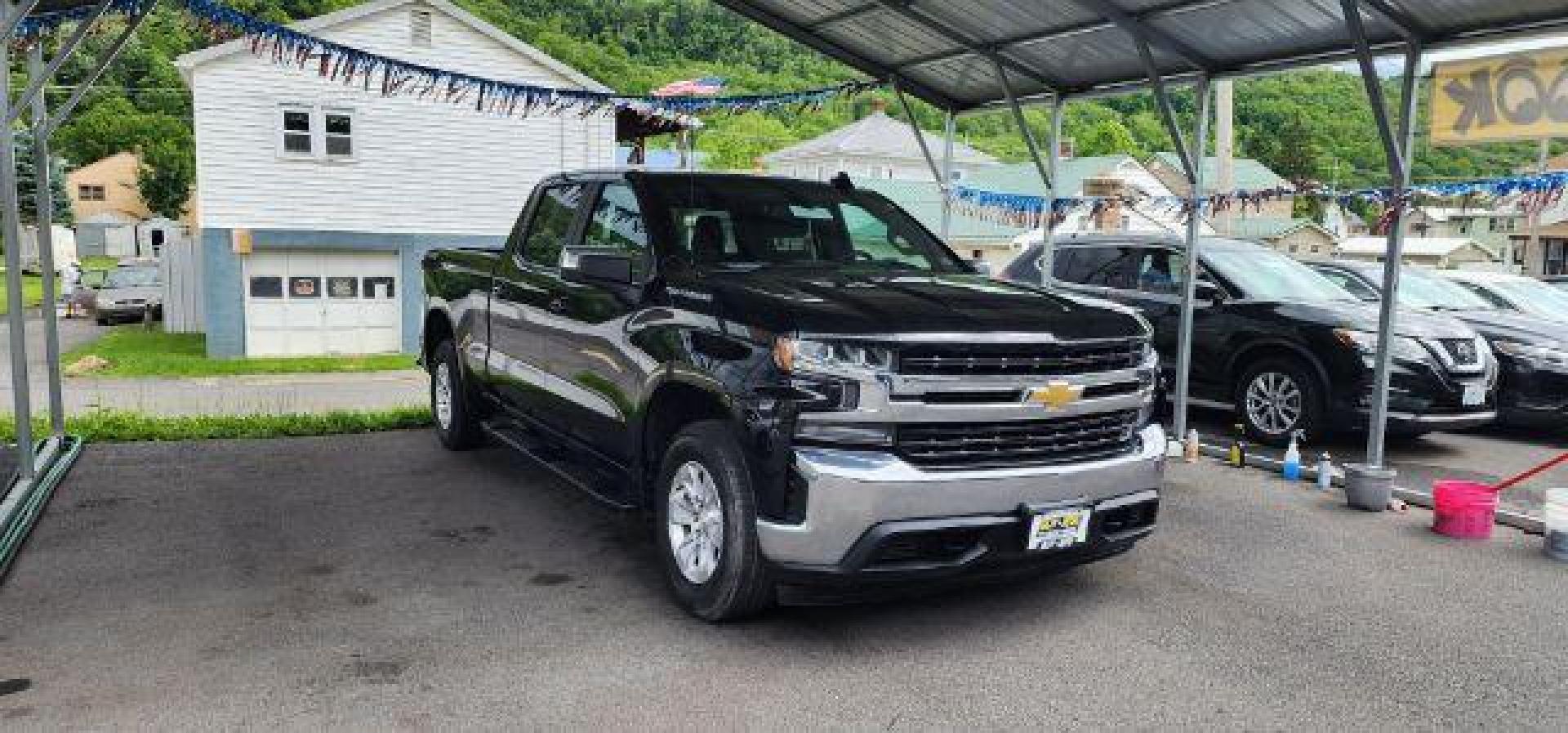 2019 BLACK /Jet Black Chevrolet Silverado 1500 LT (1GCUYDED9KZ) with an 5.3L V8 engine, AT transmission, located at 15520 McMullen Hwy SW, Belair, MD, 21502, (301) 729-3700, 39.581375, -78.846451 - Photo#0