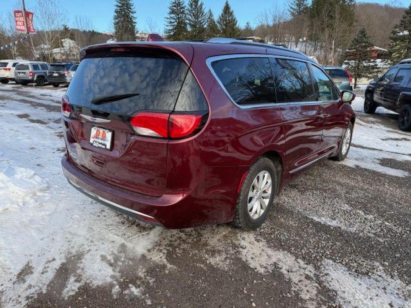 2019 Red Chrysler Pacifica Touring L (2C4RC1BG1KR) with an 3.6L V6 engine, AT transmission, located at 15520 McMullen Hwy SW, Belair, MD, 21502, (301) 729-3700, 39.581375, -78.846451 - Photo#1