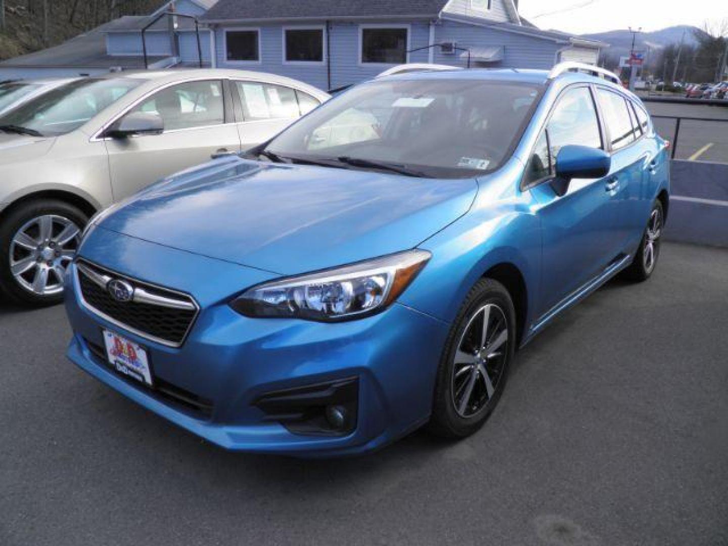 2019 Blue Subaru Impreza 2.0i Premium (4S3GTAC65K3) with an 2.0L H4 engine, AT transmission, located at 15520 McMullen Hwy SW, Belair, MD, 21502, (301) 729-3700, 39.581375, -78.846451 - Photo#0