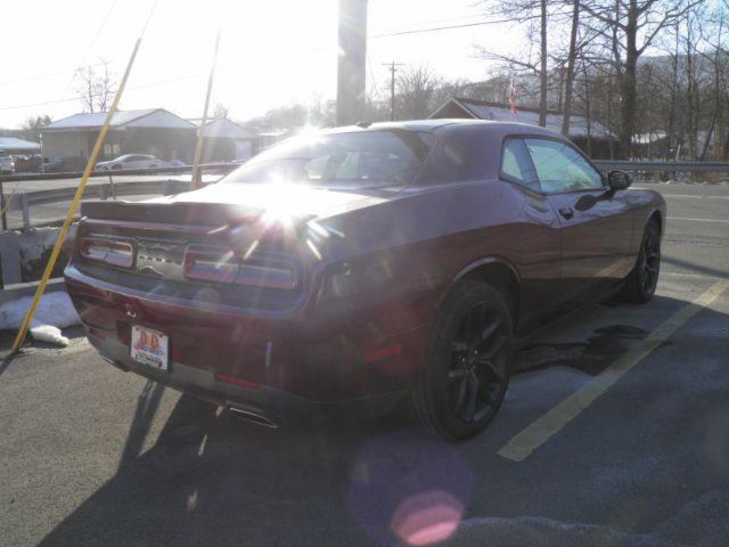 2020 Maroon /Black, cloth Dodge Challenger SXT (2C3CDZAG1LH) with an 3.6L V6 engine, AT transmission, located at 15520 McMullen Hwy SW, Belair, MD, 21502, (301) 729-3700, 39.581375, -78.846451 - Photo#9