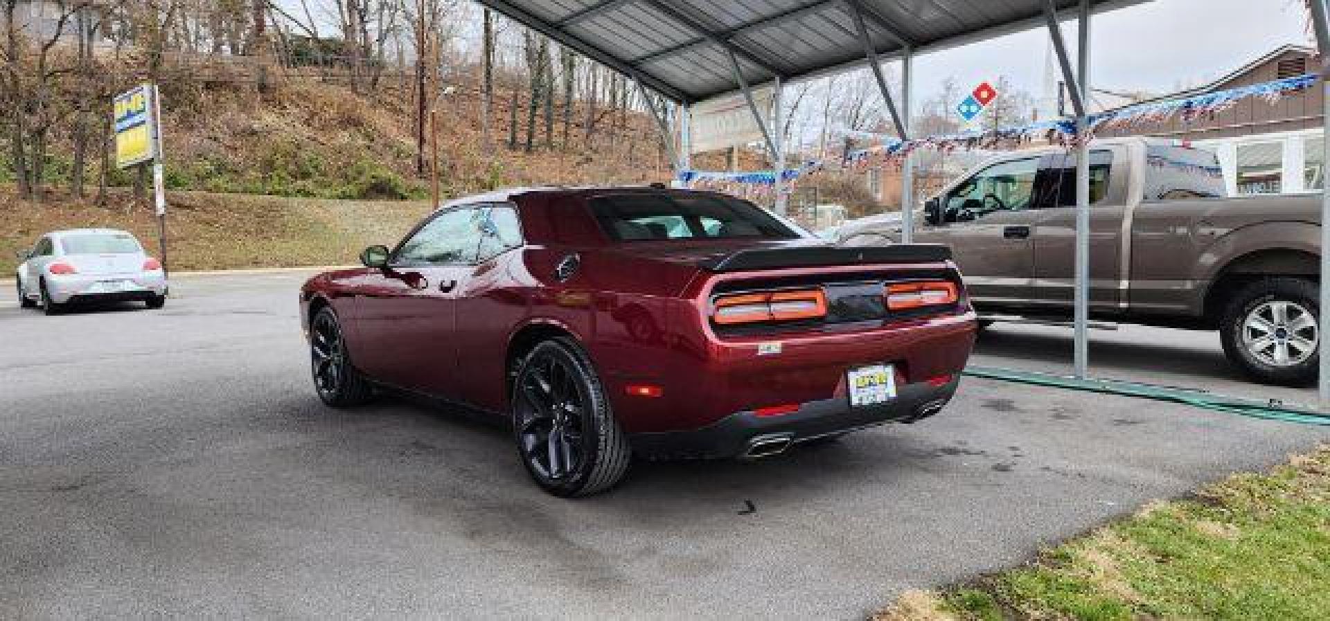 2020 Maroon /Black, cloth Dodge Challenger SXT (2C3CDZAG1LH) with an 3.6L V6 engine, AT transmission, located at 15520 McMullen Hwy SW, Belair, MD, 21502, (301) 729-3700, 39.581375, -78.846451 - Photo#7