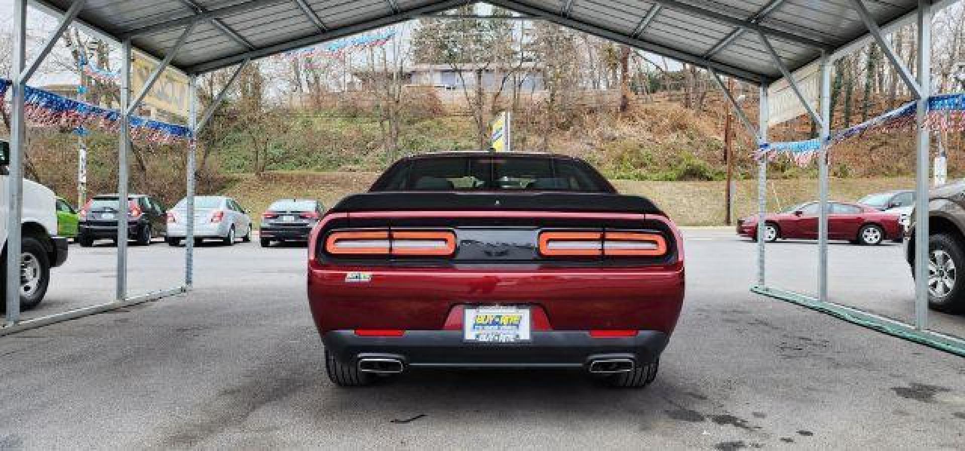 2020 Maroon /Black, cloth Dodge Challenger SXT (2C3CDZAG1LH) with an 3.6L V6 engine, AT transmission, located at 15520 McMullen Hwy SW, Belair, MD, 21502, (301) 729-3700, 39.581375, -78.846451 - Photo#8