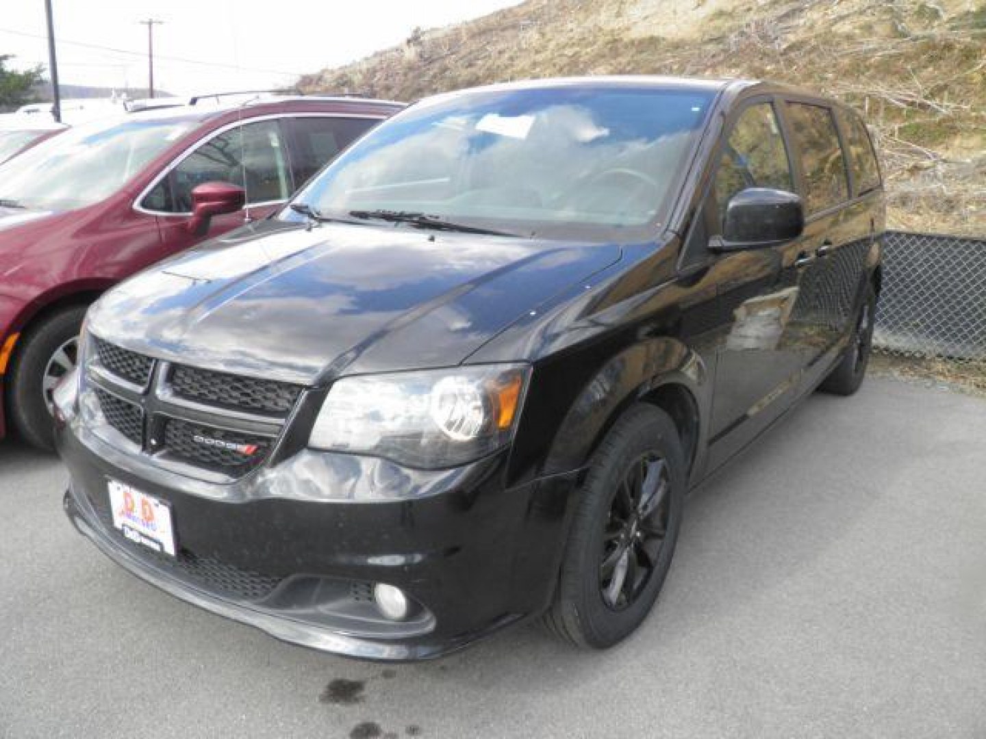2020 Black Dodge Grand Caravan GT (2C4RDGEG3LR) with an 3.6L V6 engine, AT transmission, located at 15520 McMullen Hwy SW, Belair, MD, 21502, (301) 729-3700, 39.581375, -78.846451- Photo#0