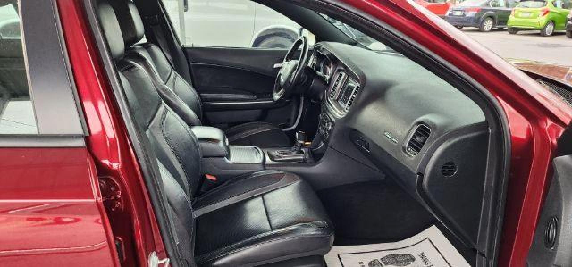 2021 Maroon /Black, premium leather Dodge Charger SXT (2C3CDXBG4MH) with an 3.6L V6 engine, AT transmission, located at 15520 McMullen Hwy SW, Belair, MD, 21502, (301) 729-3700, 39.581375, -78.846451 - Photo#15